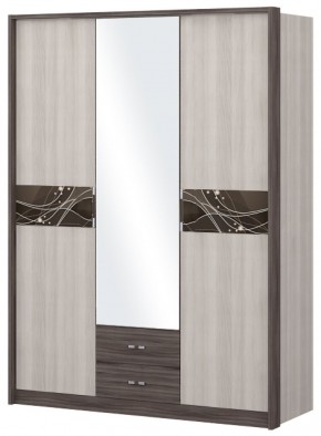 Шкаф 3-х дверный с зеркалом Шк68.2 МС Николь в Миассе - miass.mebel-74.com | фото