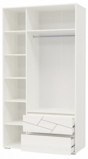 Шкаф 3-х дверный с ящиками АДЕЛИНА (4-4832рам.б) в Миассе - miass.mebel-74.com | фото