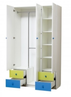 Шкаф 3-х дверный с ящиками Радуга (1200) в Миассе - miass.mebel-74.com | фото