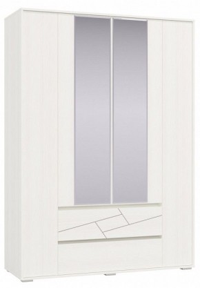 Шкаф 4-х дверный с ящиками АДЕЛИНА (4-4833рам.б) в Миассе - miass.mebel-74.com | фото