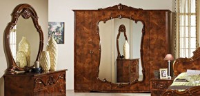 Шкаф 5-и дверный с зеркалами (20.145) Тициана (орех) в Миассе - miass.mebel-74.com | фото