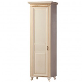 Шкаф для одежды 1-дверный №472 Марлен Кремовый белый в Миассе - miass.mebel-74.com | фото