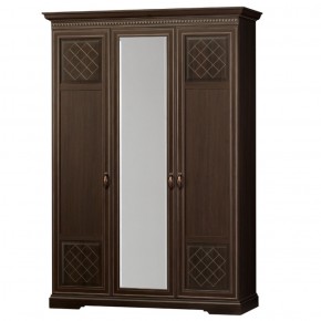 Шкаф для одежды 3-дверный №800 Парма Дуб нортон темный в Миассе - miass.mebel-74.com | фото
