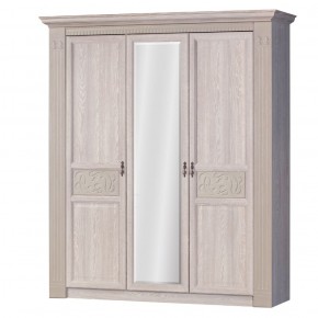 Шкаф для одежды 3-х дверный №180 "Лючия" Дуб оксфорд серый в Миассе - miass.mebel-74.com | фото