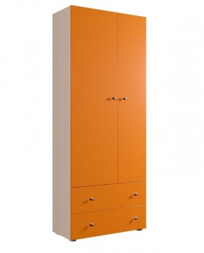 Шкаф ДМ 800 с 2-мя ящиками (оранж) в Миассе - miass.mebel-74.com | фото