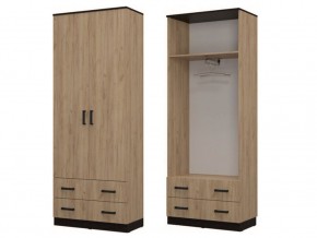 Шкаф «ЛОФТ» для одежды с 2-я ящиками в Миассе - miass.mebel-74.com | фото