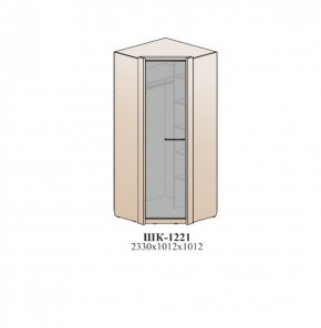 Шкаф ЛУНА (ШК-1221 фасад-комбинированный) Венге/жемчуг в Миассе - miass.mebel-74.com | фото