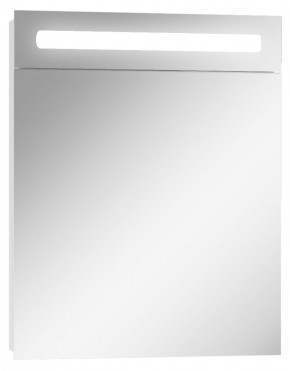 Шкаф-зеркало Аврора 55 правый с подсветкой LED Домино (DV8004HZ) в Миассе - miass.mebel-74.com | фото
