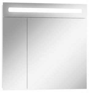 Шкаф-зеркало Аврора 70 с подсветкой LED Домино (DV8007HZ) в Миассе - miass.mebel-74.com | фото