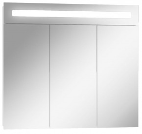 Шкаф-зеркало Аврора 80 с подсветкой LED Домино (DV8009HZ) в Миассе - miass.mebel-74.com | фото