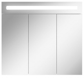 Шкаф-зеркало Аврора 80 с подсветкой LED Домино (DV8009HZ) в Миассе - miass.mebel-74.com | фото