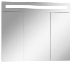 Шкаф-зеркало Аврора 85 с подсветкой LED Домино (DV8010HZ) в Миассе - miass.mebel-74.com | фото