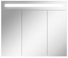 Шкаф-зеркало Аврора 85 с подсветкой LED Домино (DV8010HZ) в Миассе - miass.mebel-74.com | фото