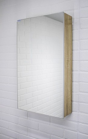 Шкаф-зеркало Мечта 40 Дуб сонома АЙСБЕРГ (DM2317HZ) в Миассе - miass.mebel-74.com | фото