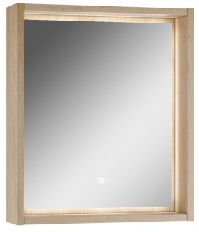 Шкаф-зеркало Nice 60 с подсветкой Домино (DN4706HZ) в Миассе - miass.mebel-74.com | фото