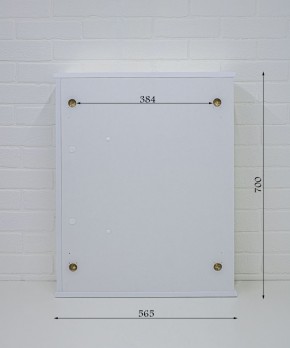 Шкаф-зеркало Радуга Белый 55 левый/правый АЙСБЕРГ (DA1138HZR) в Миассе - miass.mebel-74.com | фото