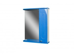 Шкаф-зеркало Радуга Синий металлик 50 ПРАВЫЙ АЙСБЕРГ (DA1128HZR) в Миассе - miass.mebel-74.com | фото