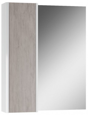 Шкаф-зеркало Uno 60 Дуб серый левый/правый Домино (DU1503HZ) в Миассе - miass.mebel-74.com | фото
