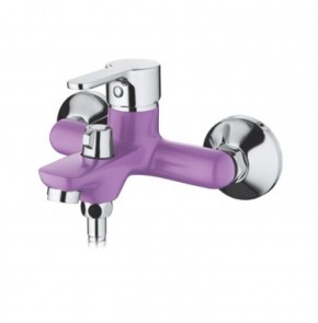 Смеситель для ванны Accoona A6367S фиолетовый в Миассе - miass.mebel-74.com | фото