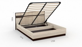 Спальня Эшли Кровать 160 с подъемным механизмом Венге/Дуб сонома в Миассе - miass.mebel-74.com | фото