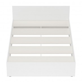 Стандарт Кровать 1400, цвет белый, ШхГхВ 143,5х203,5х70 см., сп.м. 1400х2000 мм., без матраса, основание есть в Миассе - miass.mebel-74.com | фото