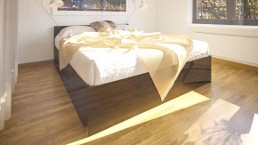 Стандарт Кровать 1600, цвет венге, ШхГхВ 163,5х203,5х70 см., сп.м. 1600х2000 мм., без матраса, основание есть в Миассе - miass.mebel-74.com | фото