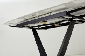 Стол ALATRI 120 MATT WHITE MARBLE SOLID CERAMIC / BLACK, ®DISAUR в Миассе - miass.mebel-74.com | фото
