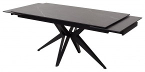 Стол FORIO 160 MATT BLACK MARBLE SOLID CERAMIC / BLACK, ®DISAUR в Миассе - miass.mebel-74.com | фото