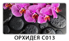 Стол раздвижной Трилогия с фотопечатью Орхидея C012 в Миассе - miass.mebel-74.com | фото