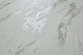 Стол RIETI 200 KL-99 Белый мрамор матовый, итальянская керамика / черный каркас, ®DISAUR в Миассе - miass.mebel-74.com | фото