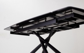 Стол RIVOLI 140 MATT BLACK MARBLE SOLID CERAMIC / BLACK, ®DISAUR в Миассе - miass.mebel-74.com | фото