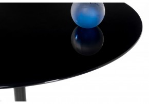 Стол стеклянный Tulip 90x74 black glass в Миассе - miass.mebel-74.com | фото