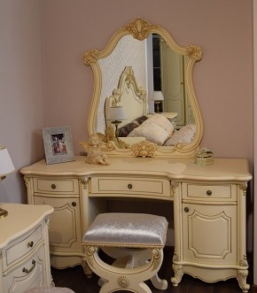 Туалетный стол Мона Лиза БЕЗ Зеркала (крем) в Миассе - miass.mebel-74.com | фото