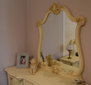 Туалетный стол + Зеркало Мона Лиза (крем) в Миассе - miass.mebel-74.com | фото