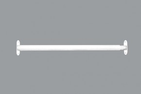 Турник-перекладина раздвиж 600-750мм цв.белый в Миассе - miass.mebel-74.com | фото