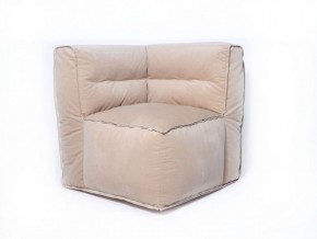 Угловое модульное бескаркасное кресло Комфорт (Карамель велюр) в Миассе - miass.mebel-74.com | фото