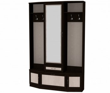 Шкаф для прихожей с зеркалом арт.600 в Миассе - miass.mebel-74.com | фото