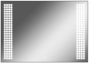Зеркало Cosmo 100 black с подсветкой Sansa (SC1047Z) в Миассе - miass.mebel-74.com | фото