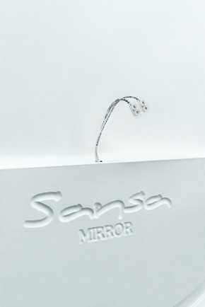 Зеркало Gia 75 white с подсветкой Sansa (SGa1044Z) в Миассе - miass.mebel-74.com | фото