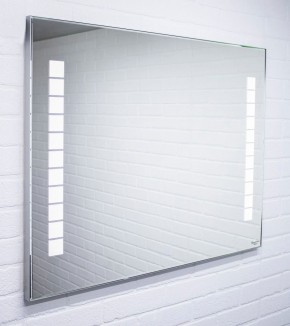 Зеркало Quadro 100 alum с подсветкой Sansa (SQ1019Z) в Миассе - miass.mebel-74.com | фото