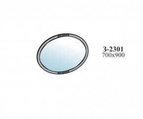 Зеркало ШЕР Дуб серый (З-2301) в Миассе - miass.mebel-74.com | фото